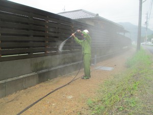 美濃市　木部塗装工事