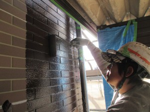 岐阜市F様邸　塗装工事　　職人鵜飼