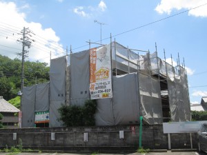 関市Ｈ様邸　足場組立／足立