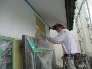 関市　S様邸　壁下塗り／石井　