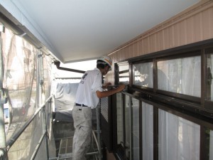 関市H様邸　完成間近/足立