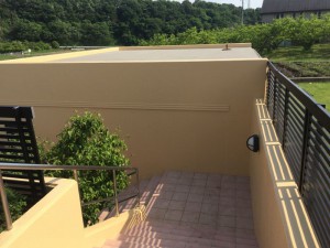 塀の塗替え工事完了