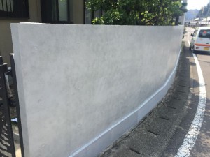 美濃市F様邸塀塗装工事