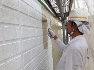 関市　アパート　外部塗装工事