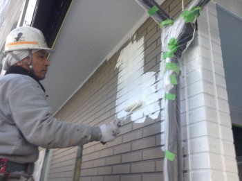 岐阜県加茂郡川辺町　外部塗装工事／A様邸