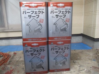 岐阜県岐阜市H様邸　下塗り