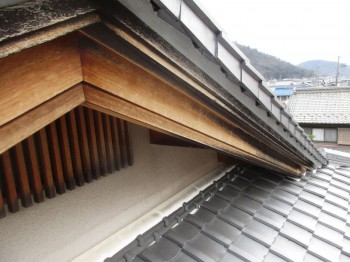 岐阜県岐阜市芥見　灰汁洗い（アク洗い）工事　T様邸