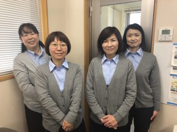 女性社員さんが入社