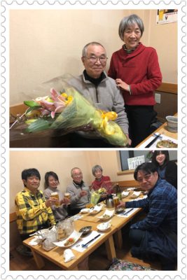 会長の誕生日を祝う！～新入社員と食事会