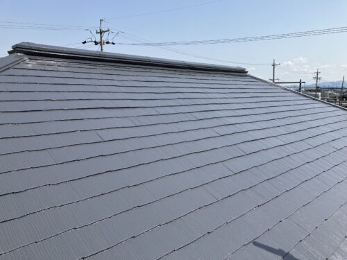 岐阜県美濃加茂市　カラーベスト屋根の塗装を行いました