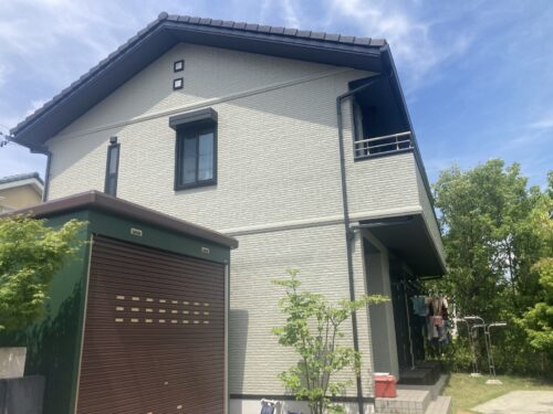 岐阜県美濃加茂市　トヨタホームの家の塗装を行いました