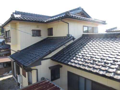 岐阜県関市　和風住宅　サイディング塗装