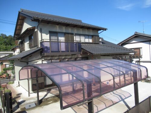 岐阜県関市　和風住宅塗装　超低汚染プラチナリファイン2000MF-IR使用
