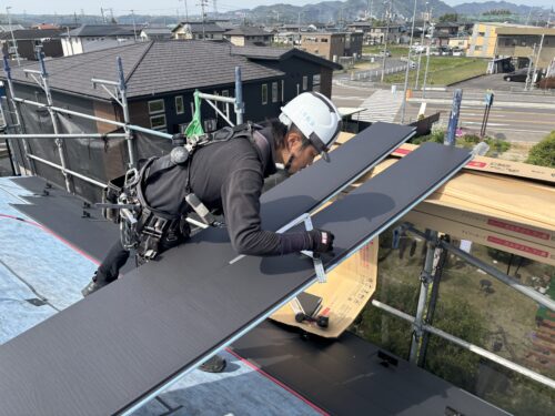 可児市　屋根板金カバー工事