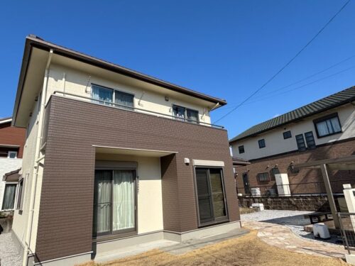 美濃加茂市で無機系塗料を使用して外壁塗装を行いました