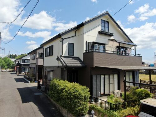 関市内で行われた外壁塗装工事です