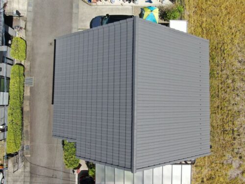 関市のモニエル瓦屋根の塗装工事をご紹介いたします　