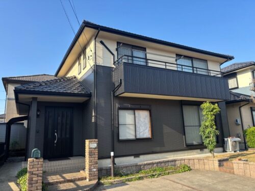 関市にて外壁塗り替え工事を行いました
