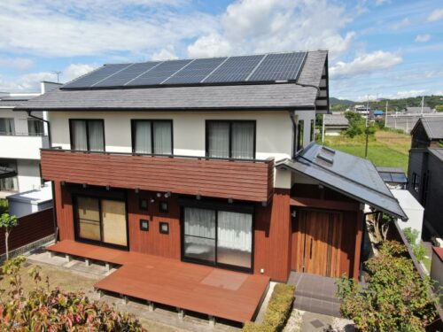 関市のモルタルや木製の外壁を塗装しました