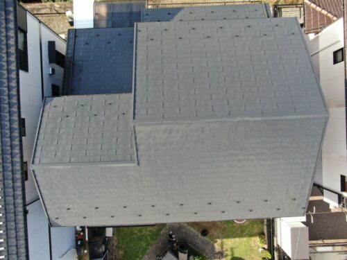 関市で鋼板屋根の塗装を行いました