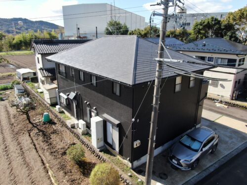 川辺町で外壁塗装ー色褪せや汚れを刷新し耐久性を高める塗り替え事例