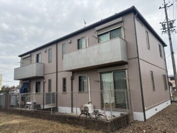関市のセキスイアパートで外壁塗装を行いました｜アパート塗装施工事例
