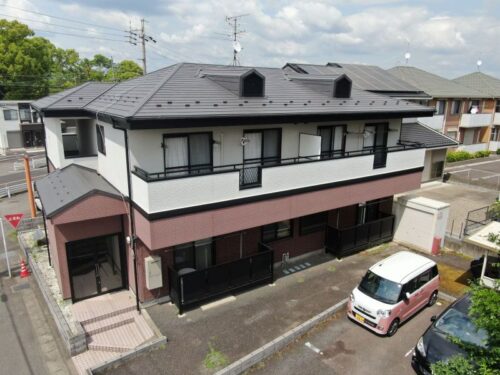 愛知県｜アパートの屋根改修工事（カバー工法）