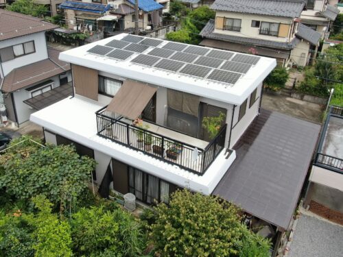 関市の外壁施工事例｜グレイドルフィンを全体に塗装した事例を紹介