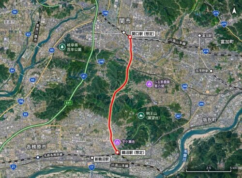 関市と鵜沼を結ぶ 幻の鉄道計画